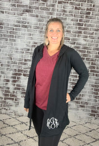 Lightweight Cardigan With Monogram