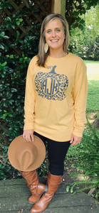 Leopard Pumpkin Monogram