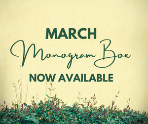 March Monogram Box