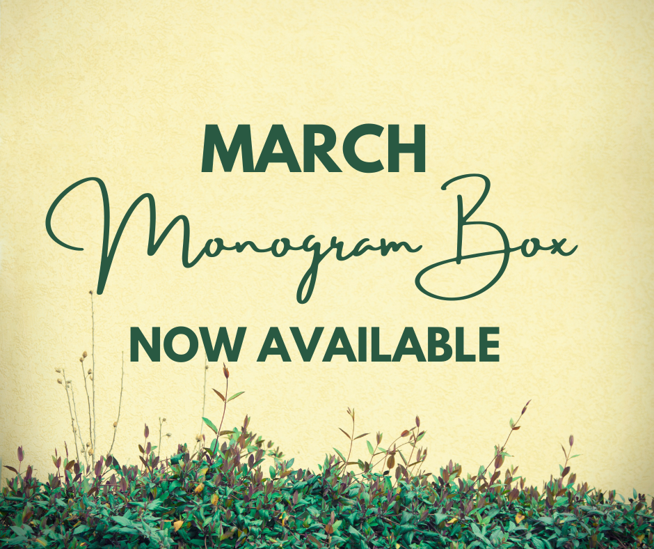 March Monogram Box