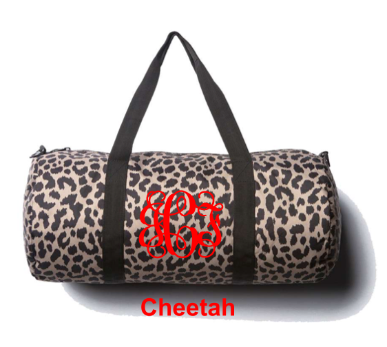 Printed Monogram Duffel Bag