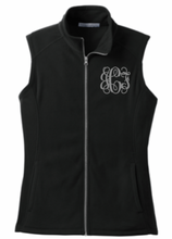 Microfleece Vest with Monogram