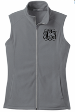 Microfleece Vest with Monogram