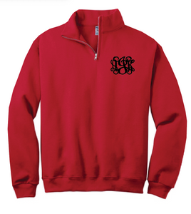 Monogrammed 1/4 Zip