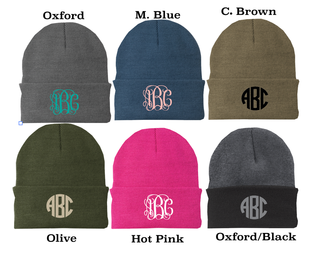 Monogrammed Beanie