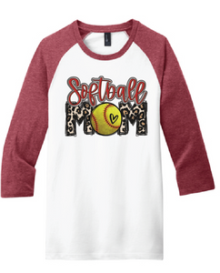 Softball Mom Raglan