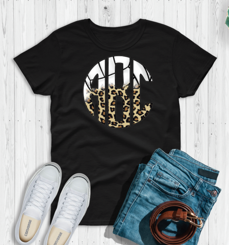 Printed Sports Monogram Tee