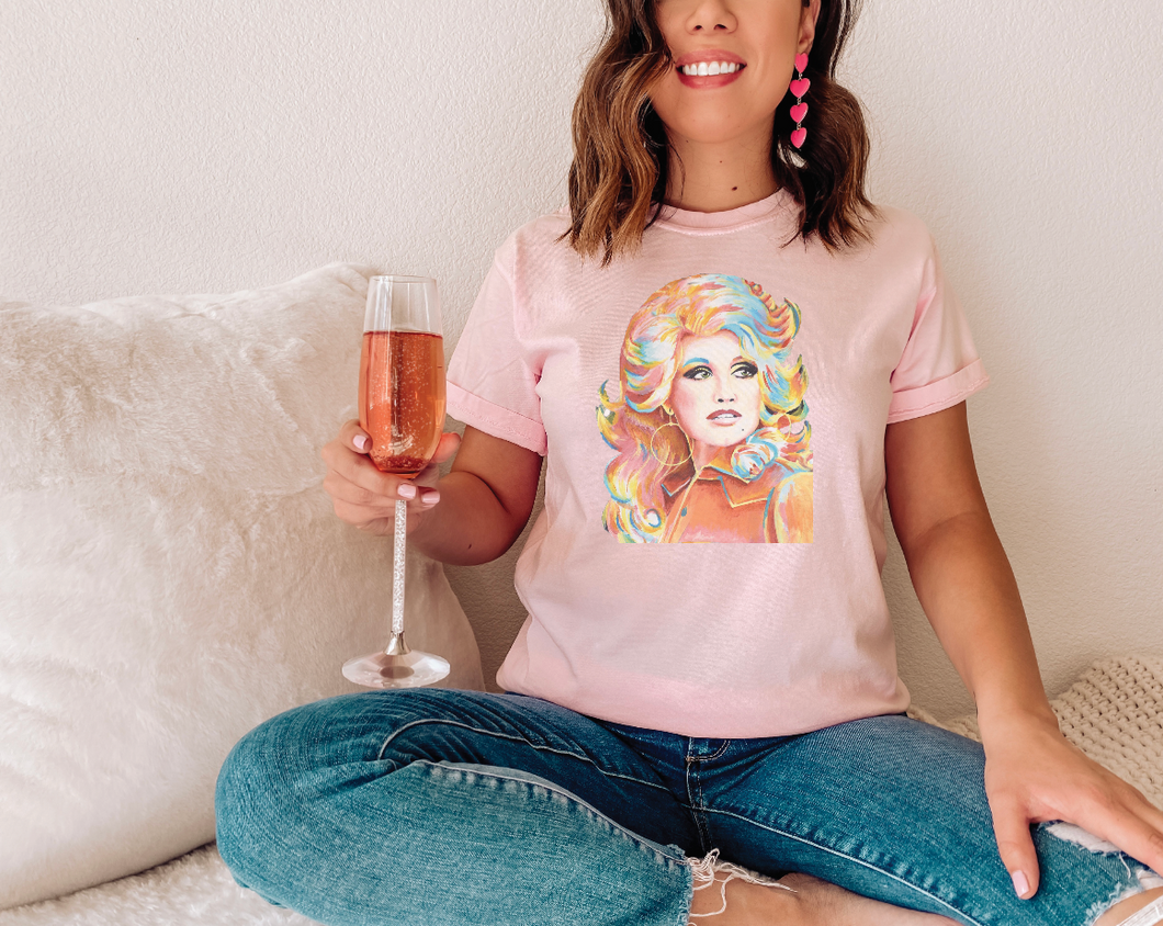 Colorful Dolly Comfort Colors Tee