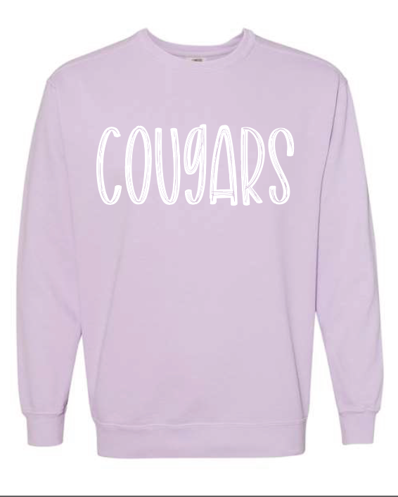 Cougars Comfort Colors Sweatshirt