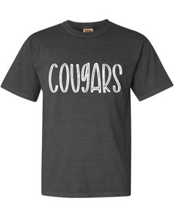Cougars Comfort Colors Tee