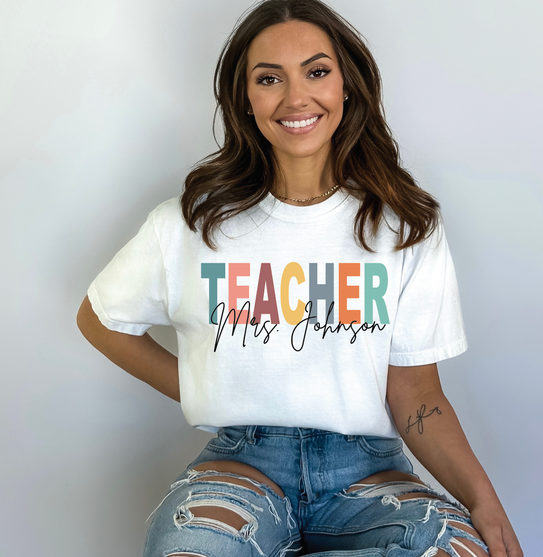 Custom Teacher Tee