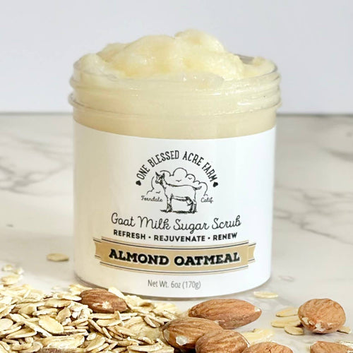 Almond Oatmeal Goat Milk Sugar Scrub