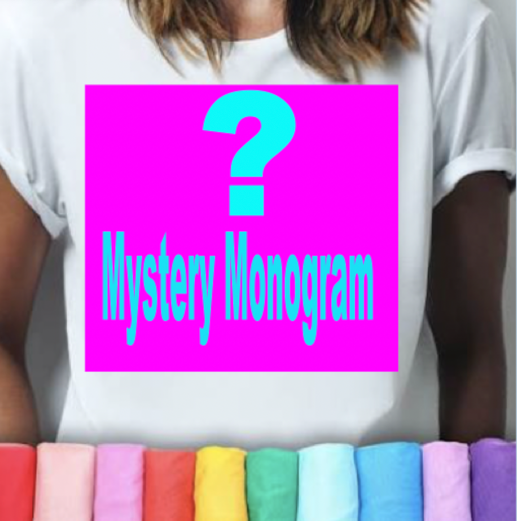 Mystery Printed Monogram Tee