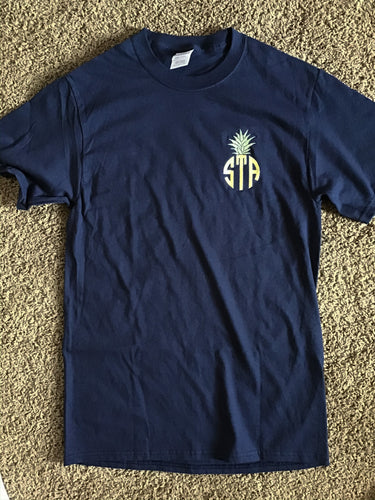 Pineapple monogram tee